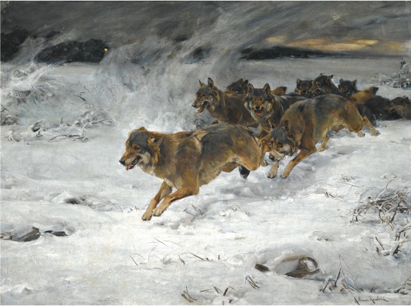 Alfred Kowalski Wierusz - Wolfsrudel